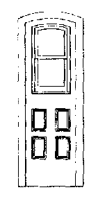 Combine or Baggage Car End Doors -- Sandy River & Rangeley Lakes