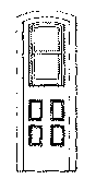 Combine or Baggage Car End Doors -- Sandy River & Rangeley Lakes