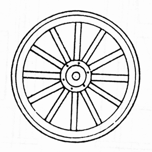 Wagon Wheels -- 1.3" Diameter