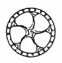 Brake Wheel -- DRGW 16" Style