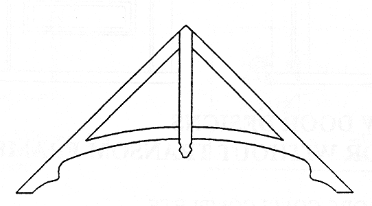 Gable Trim pkg(2) -- Arched
