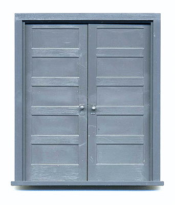 Door Double -- With Frame - 5-Panel - 1/2"