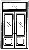 Double Door -- Commercial Storefront