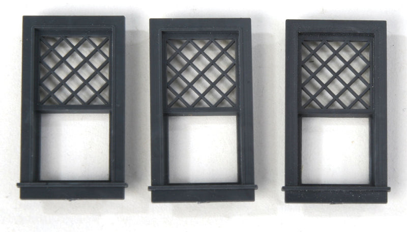 Double-Hung Window w/Diamond Pattern -- 30 x 66" pkg(3)