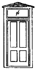 Door -- Durango Station w/Frame & Transom