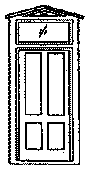 Door -- Durango Station w/Frame & Transom