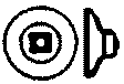 Nut-Bolt-Washer (Plastic) -- 1-3/4" Square Nut pkg(175)