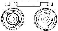 Wheelsets -- Plastic 26" Griffin-Denver (For Scenic Use Only)