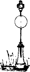 Switch Stand (Nonoperating) -- Heavy Cast Iron 3-Position Style