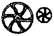 Brake Wheel -- 15" Lovsted Type (West Side Lumber Co.)