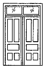 Door -- Double Door w/Transom