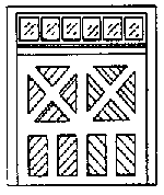 Door pkg(3) -- Baggage Room on DRGW Stations