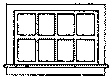 Window -- Horizontal Sliding Type Scale 52 x 33" pkg(8)