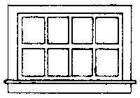Window -- Horizontal Sliding Type Scale 52 x 33" pkg(8)