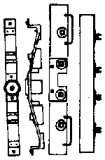 Caboose End Detail, Bolsters & Needlebeams -- Rio Grande/Rio Grande Southern
