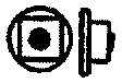 Nut-Bolt-Washer (Plastic) -- 2-1/2" Nut w/4-1/2" Flat Steel Washer pkg(175)