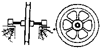 Cable Sheave w/Bearings -- 43"  109cm Diameter pkg(2)