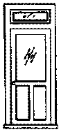 Doors -- Scale Width: 36" (Includes Windows & Transom)
