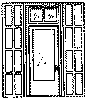 Door -- 4'2 x 9'7" Single w/Iron Shutters