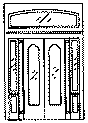 Double Door w/Sidelight & Transom -- 89-1/2 x 130"
