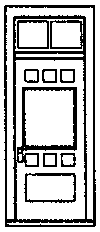 Doors -- Rio Grande Southern Ophir Depot Style 36 x 84" pkg(4)