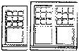Windows -- Rio Grande Southern Depot Style: 10-Pane 24 x 44" & 20-Pane 51-1/2 x 51"