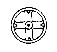 Old-Time Brake Wheel -- 15" Rio Grande