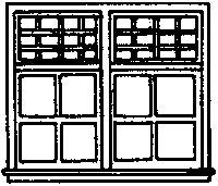Windows -- Double Hung 85 x 48"