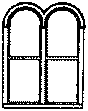 Windows -- Double Round-Top pkg(4)