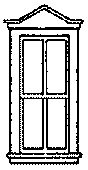 Windows -- Double-Pointed, Scale 33 x 88"  83.8 x 224cm pkg(8)