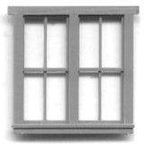 Windows -- Double, 8-Pane, Scale 63 x 69"  160 x 175cm pkg(4)-2
