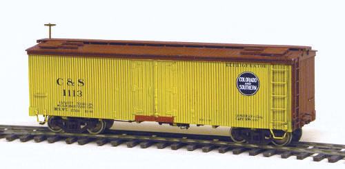 30' Wood Reefer -- Colorado & Southern/Rio Grande Southern (DIRECT ONLY)