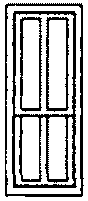 Windows -- Double-Hung, 4-Pane pkg(8)