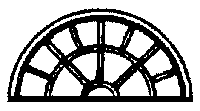 Windows -- Half-Round 13-Pane pkg(6)