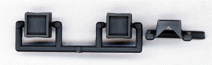 Base for DRGW Station Chimney #5057 (Sold Separately; pkg(3)