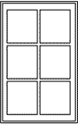 6-Light Masonry Windows -- Scale 42 x 72" pkg(6)
