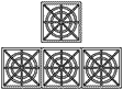 Decorative Iron Work Railing - 4 Sets