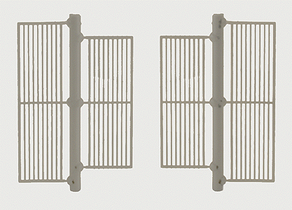 Detail Part -- Iron Bar Railing Set (Small 1.315 x .450, Large 1/620 x .450)