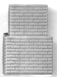 Chimney for Winters Mansion 0.520" x 0.315" x 0.770