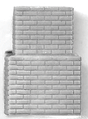 Chimney for Winters Mansion 0.520" x 0.315" x 0.770