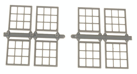 Masonary Windows -- Scale 38 x 55"  96.5 x 140cm pkg(8)