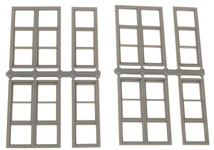 Windows -- Double-Hung 30 x 88" & 3-Pane 64 x 88" pkg(4)