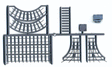 Mine Car & Track - Kit -- Undecorated