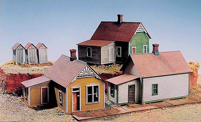 Reese Street Rowhouses -- Kit - 10 x 5"  26.2 x 12.5cm pkg(3)