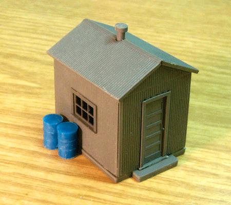 Corrugated Metal Utility Building -- Kit
