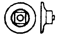 Square Nut-Bolt-Washer -- 7/8"