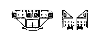 Coupler Pockets - Drop-Bottom Gondolas -- Rio Grande