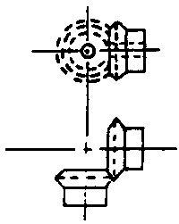 Bevel Gear -- 1/8" Outside Diameter, 1/32" Bore, 10 Teeth