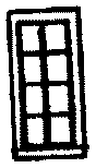 Windows -- 8-Pane - Scale 27 x 64"  68.6 x 163cm pkg(12)