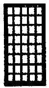 40-pane Engine House Window -- Scale 64 x 127"  163 x 323cm pkg(8)